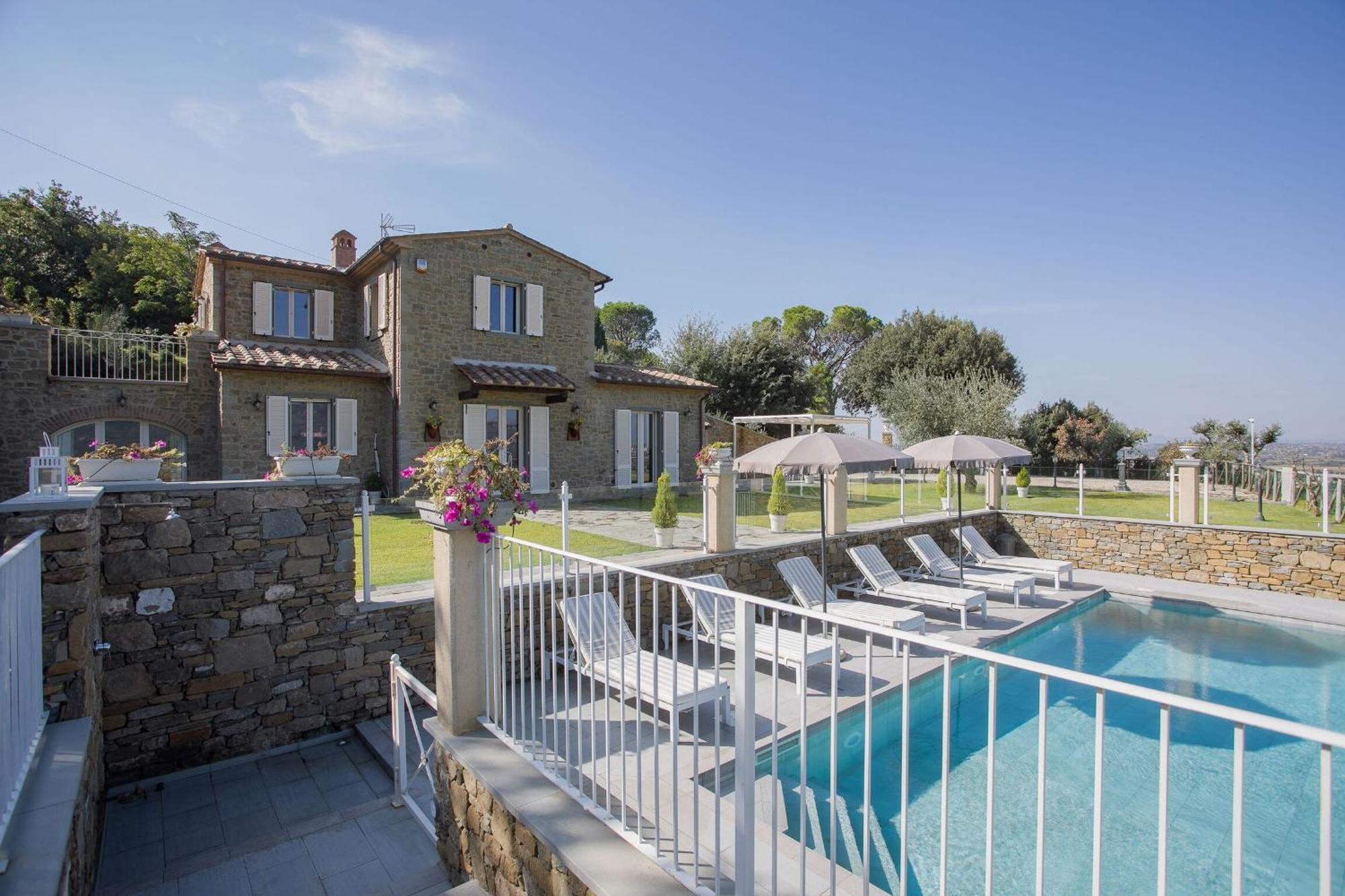 Villa Chiara Кортона Екстериор снимка